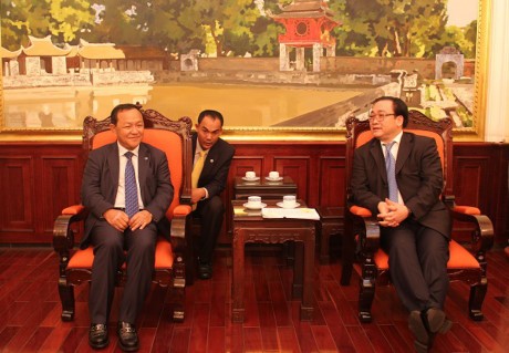 Tăng cường hợp tác giữa hai Thủ đô Hà Nội, Phnom Penh  - ảnh 1
