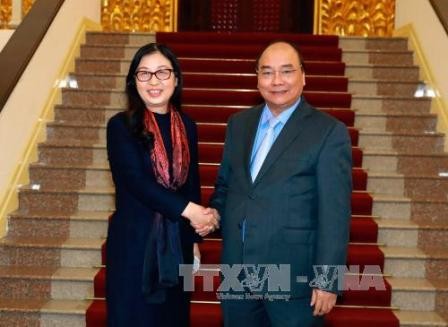 Thủ tướng Nguyễn Xuân Phúc tiếp Tập đoàn Huawei, Trung Quốc  - ảnh 1