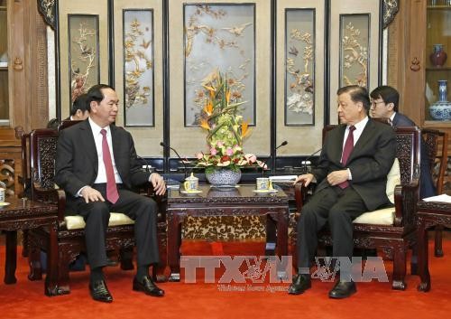 Chủ tịch nước Trần Đại Quang hội kiến các Lãnh đạo Trung Quốc - ảnh 3