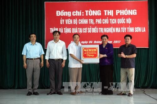 Phó Chủ tịch Quốc hội Tòng Thị Phóng làm việc tại tỉnh Sơn La - ảnh 1
