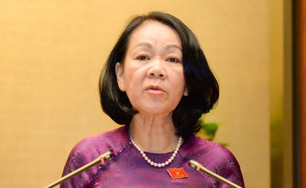 Trưởng ban Dân vận Trung ương Trương Thị Mai dự hội thảo công tác phụ nữ - ảnh 1