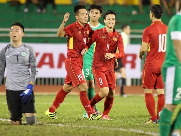 SEA Games 29:  U22 Việt Nam khởi đầu suôn sẻ với chiến thắng 4-0 trước Timor Leste - ảnh 1