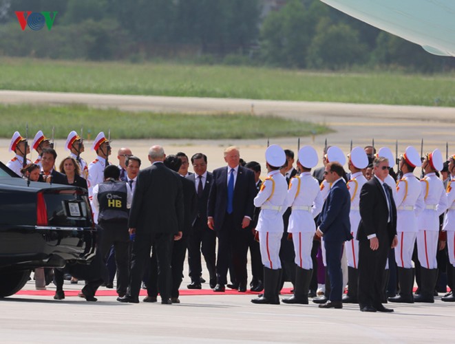 Tổng thống Hợp chúng quốc Hoa Kỳ Donald Trump bắt đầu thăm cấp Nhà nước Việt Nam  - ảnh 1