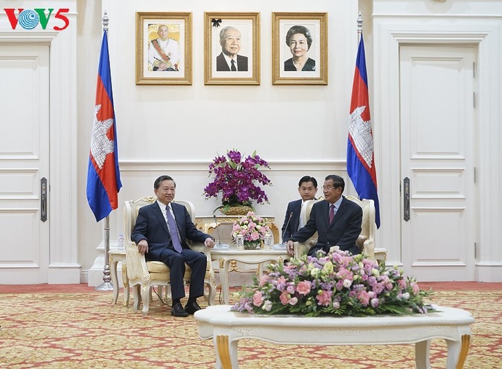 Bộ trưởng Tô Lâm thăm và làm việc tại Vương quốc Campuchia - ảnh 3