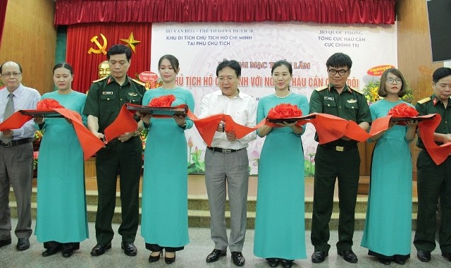 Triển lãm “Chủ tịch Hồ Chí Minh với ngành Hậu cần Quân đội” - ảnh 1