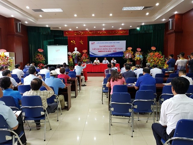 Đại hội Đại biểu Liên đoàn Bóng bàn Việt Nam nhiệm kỳ 2018 - 2022 - ảnh 1