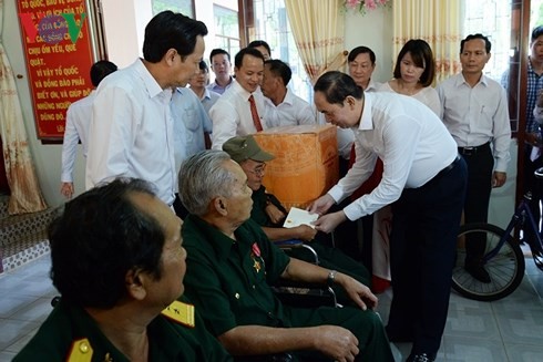 Chủ tịch nước thăm Trung tâm điều dưỡng Thương binh và Người có công Long Đất, tỉnh Bà Rịa -Vũng Tàu - ảnh 2