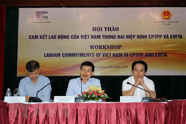 Việt Nam thực hiện cam kết lao động trong CPTPP và EVFTA - ảnh 1
