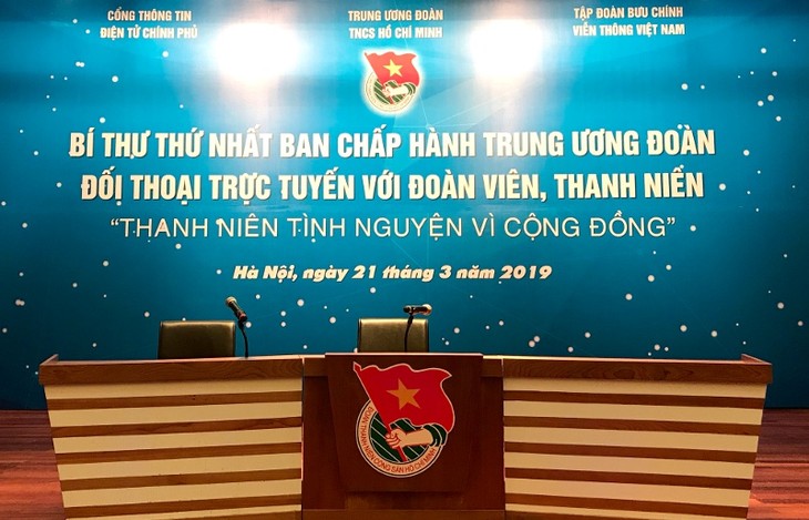 Bí thư Đoàn TNCS Hồ Chí Minh đối thoại trực tuyến với chủ đề Thanh niên tình nguyện vì cộng đồng - ảnh 1