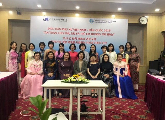 Hợp tác Việt-Hàn đảm bảo an toàn cho phụ nữ và trẻ em - ảnh 1