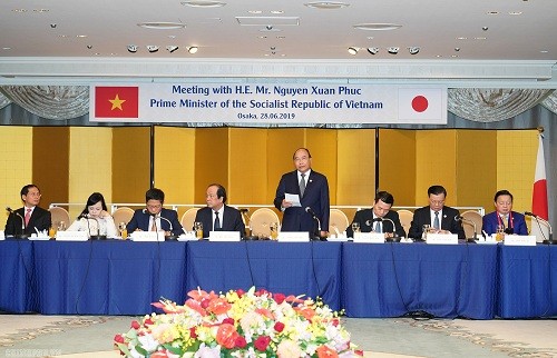 Thủ tướng Nguyễn Xuân Phúc gặp gỡ các doanh nghiệp hàng đầu trong lĩnh vực công nghệ Nhật Bản - ảnh 2