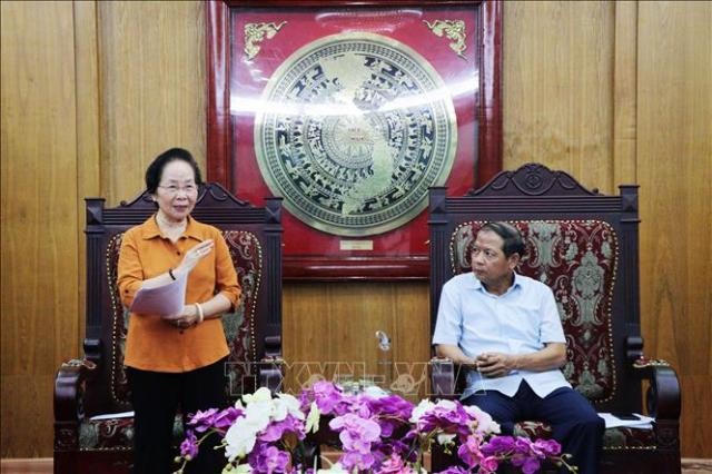 Đoàn công tác Trung ương Hội Khuyến học Việt Nam làm việc tại tỉnh Bắc Kạn - ảnh 1