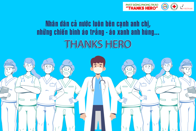 Phát động phong trào ” Thanks Hero”: tri ân những người đang ở tuyến đầu chống dịch - ảnh 6