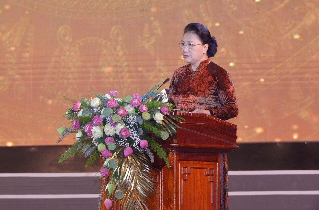 Chủ tịch Quốc hội Nguyễn Thị Kim Ngân dự Lễ kỷ niệm 990 năm danh xưng Nghệ An - ảnh 1