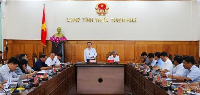 Phó Chủ tịch Quốc hội Phùng Quốc Hiển kiểm tra công tác bầu cử tại tỉnh Thừa Thiên Huế - ảnh 1