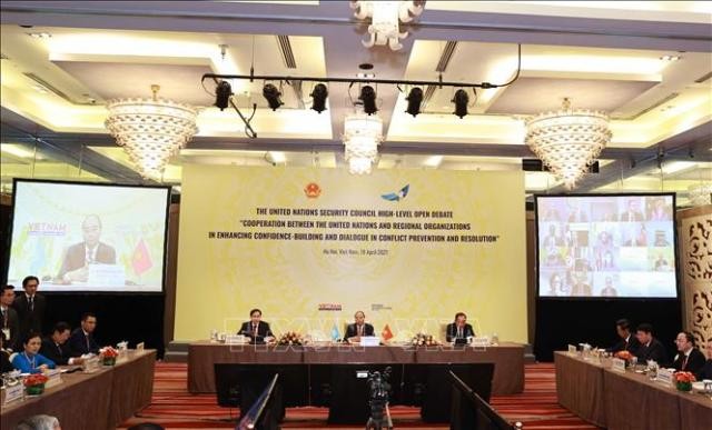 Cộng đồng quốc tế đánh giá cao phiên họp điểm nhấn tháng Chủ tịch Hội đồng bảo an của Việt Nam - ảnh 1