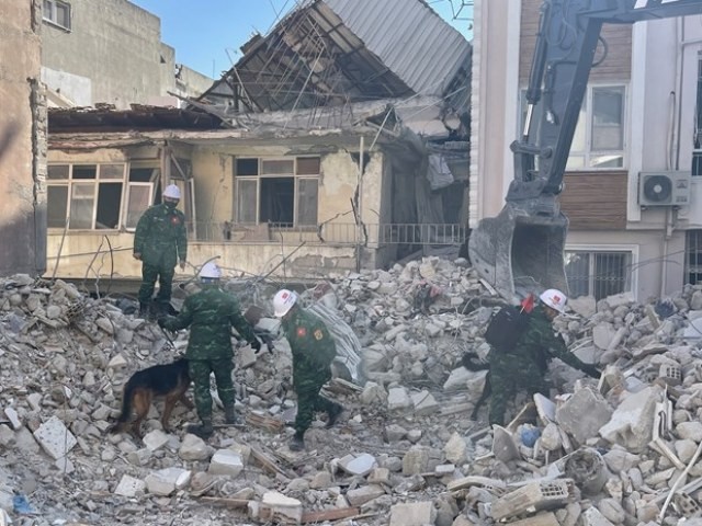 Bộ Quốc phòng biểu dương tinh thần trách nhiệm của các quân nhân Việt Nam tham gia cứu nạn, cứu hộ tại Thổ Nhĩ Kỳ - ảnh 1
