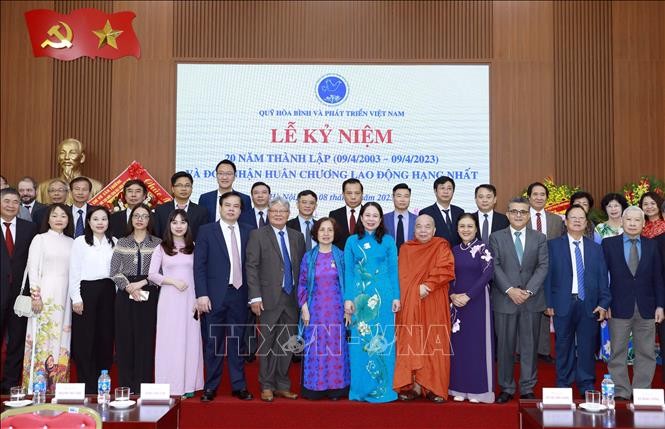 Kỷ niệm 20 năm ngày thành lập Quỹ Hoà bình và Phát triển Việt Nam - ảnh 2