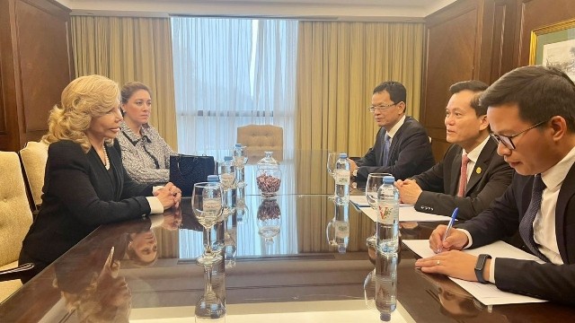 Thứ trưởng Ngoại giao Hà Kim Ngọc tiếp lãnh sự danh dự của Việt Nam tại Paraguay - ảnh 2