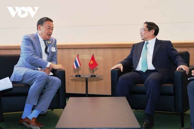 Thủ tướng Chính phủ Phạm Minh Chính gặp Thủ tướng Thái Lan - ảnh 1