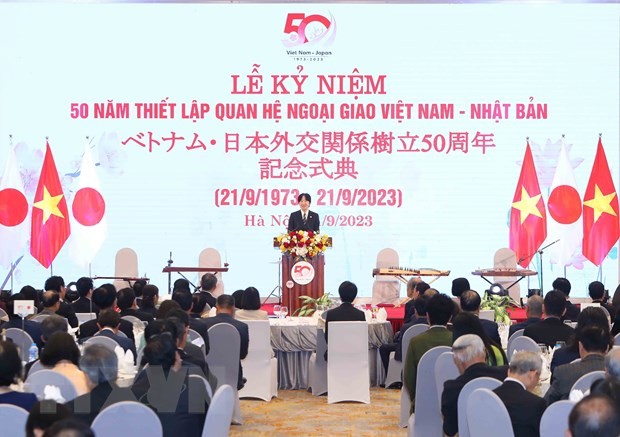 Lễ kỉ niệm 50 năm thiết lập quan hệ ngoại giao Việt Nam-Nhật Bản - ảnh 2