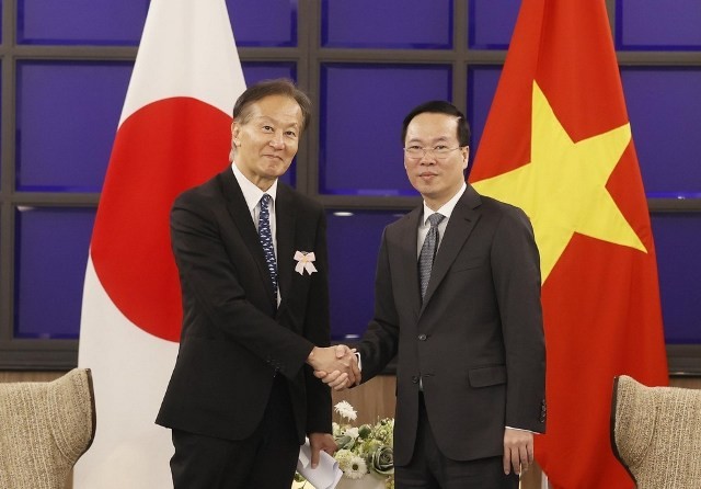 Chủ tịch nước Võ Văn Thưởng tiếp Lãnh đạo Hiệp hội chuyên gia Nhật - Việt và Chủ tịch Hội Hữu nghị Kyushu – Việt Nam - ảnh 2