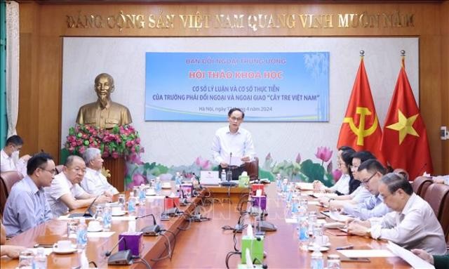 Cơ sở lý luận và cơ sở thực tiễn của trường phái đối ngoại và ngoại giao “Cây tre Việt Nam” - ảnh 1