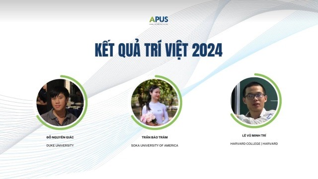 Học bổng trí Việt 2024 chính thức nhận đơn từ ngày 12/4 đến ngày 30/4/2024 - ảnh 1
