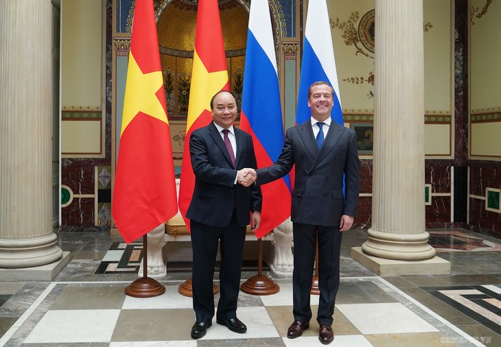 Chùm ảnh: Thủ tướng Nguyễn Xuân Phúc hội đàm với Thủ tướng Nga Dmitry Medvedev - ảnh 2