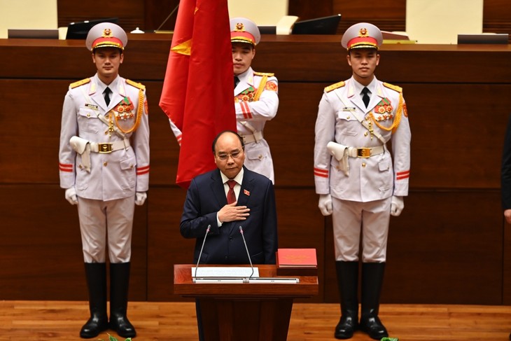 Toàn cảnh Lễ tuyên thệ nhậm chức của Chủ tịch nước Nguyễn Xuân Phúc - ảnh 3