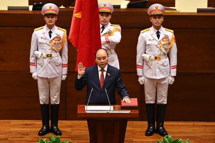 Toàn cảnh Lễ tuyên thệ nhậm chức của Chủ tịch nước Nguyễn Xuân Phúc - ảnh 2