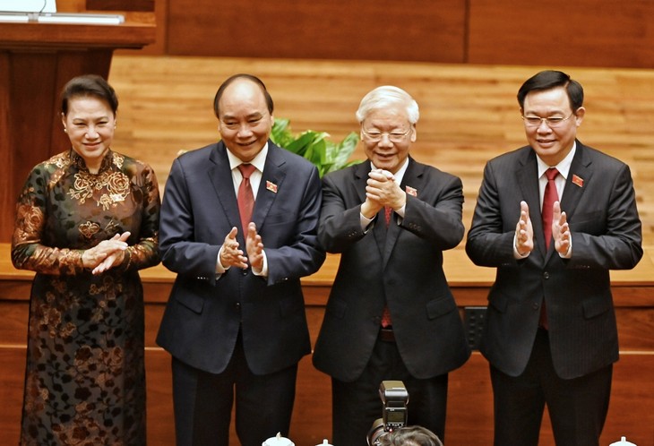 Toàn cảnh Lễ tuyên thệ nhậm chức của Chủ tịch nước Nguyễn Xuân Phúc - ảnh 9