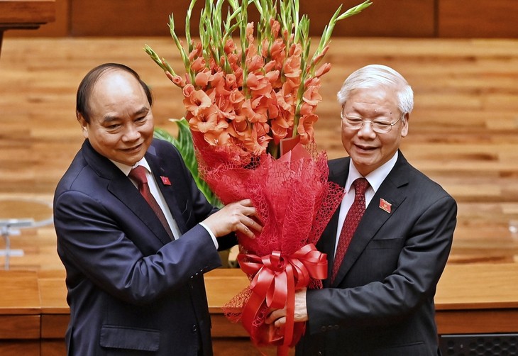 Toàn cảnh Lễ tuyên thệ nhậm chức của Chủ tịch nước Nguyễn Xuân Phúc - ảnh 7