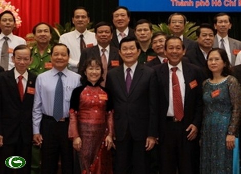 Presidente Truong Tan Sang destaca tareas del sector tribunal en 2012 - ảnh 1