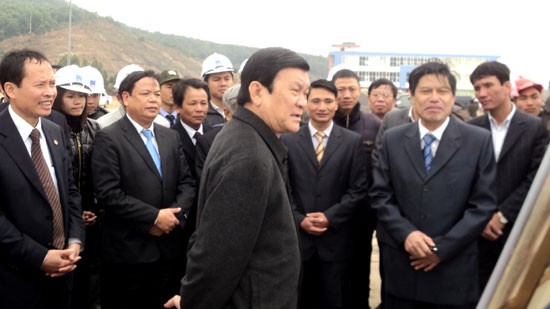 Presidente vietnamita visita provincia central de Thanh Hoa - ảnh 2