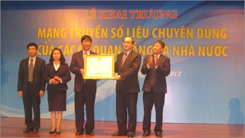 Vietnam inaugura red de trasmisión de datos de órganos partidistas y estatales - ảnh 1