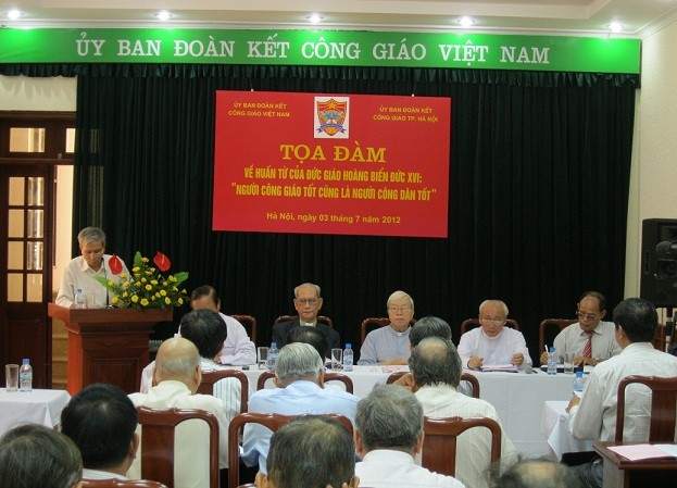 Feligreses vietnamitas siguen instrucción del Papa Benedicto XVI - ảnh 1