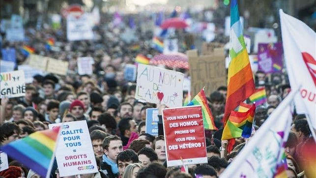 Francia legaliza el matrimonio homosexual - ảnh 1