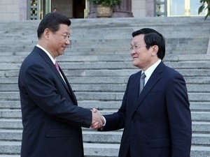 La prensa china destaca visita del jefe del Estado vietnamita - ảnh 1