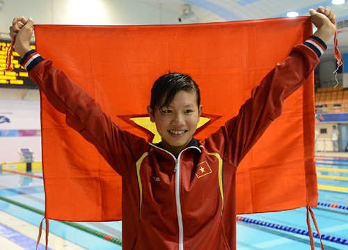 Medalla dorada y récord para Vietnam en Juegos Asiáticos de Incheon - ảnh 1
