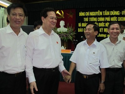 Primer ministro sostiene encuentro con electores de Hai Phong - ảnh 1