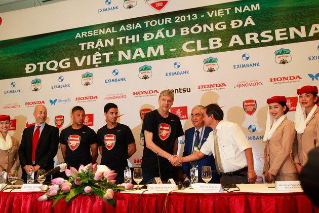 Selección de fútbol de Vietnam decidido a jugar el partido de su vida ante Arsenal - ảnh 1