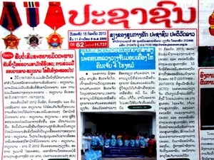 Periódico laosiano aprecia relaciones de amistad y cooperación Vietnam-Laos - ảnh 1