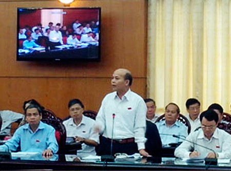 Diputados vietnamitas perfeccionan enmiendas de Constitución y Ley de Tierra - ảnh 1