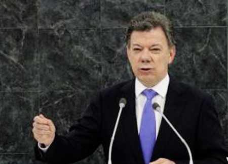 Presidente colombiano confía en los beneficios de un acuerdo de paz con la guerrilla - ảnh 1