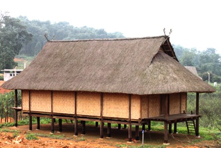 Arquitectura característica de los Thai negro en casas sobre pilotes - ảnh 2
