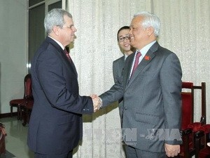 Intercambian Vietnam y Cuba experiencias de reforma constitucional  - ảnh 1