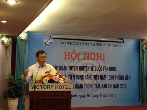 Destacan papel de periodistas en campaña en favor de productos vietnamitas - ảnh 1
