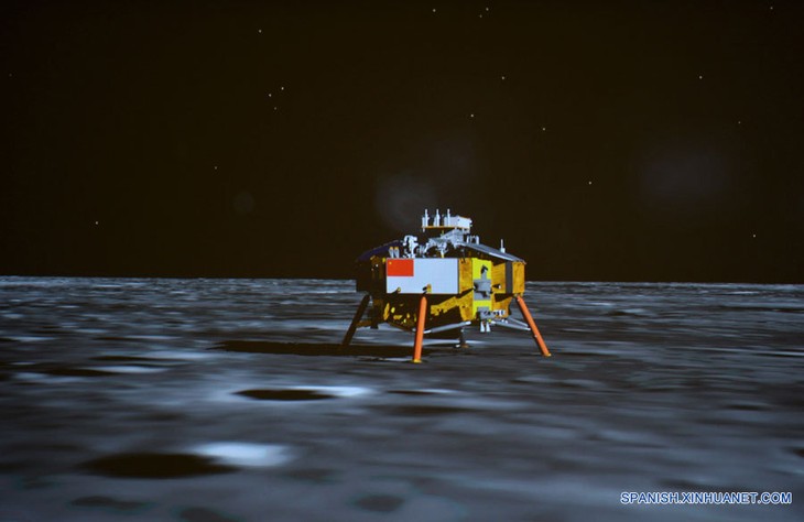 Nave espacial china aterriza exitosamente a la Luna - ảnh 1