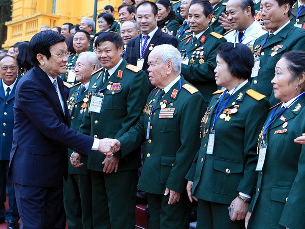 Veteranos vietnamitas mantienen energías para aportar al desarrollo del país - ảnh 1
